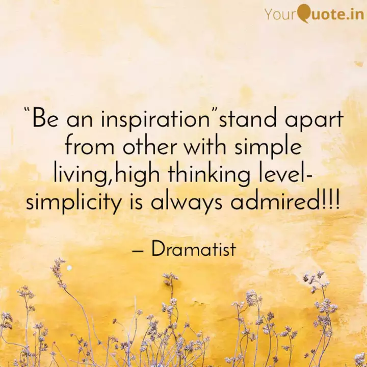 Detail Simple Living High Thinking Quotes Nomer 43