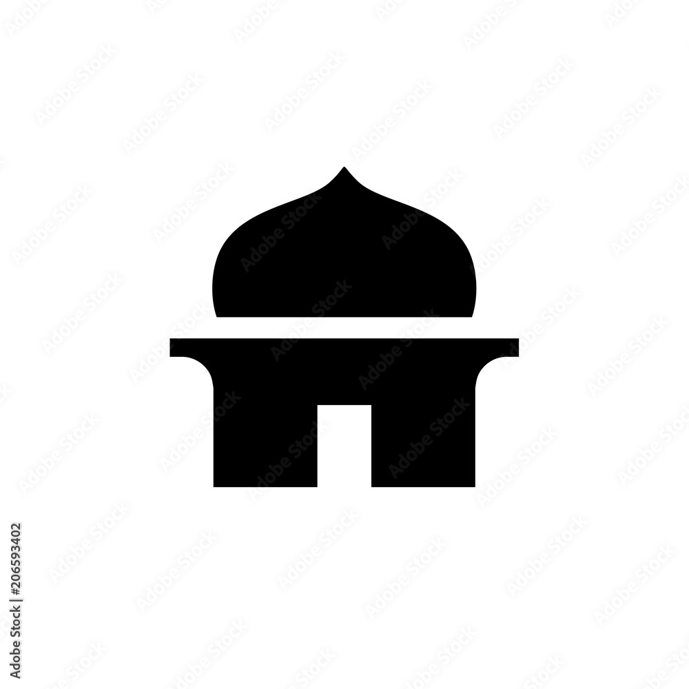 Detail Simple Mosque Silhouette Nomer 14