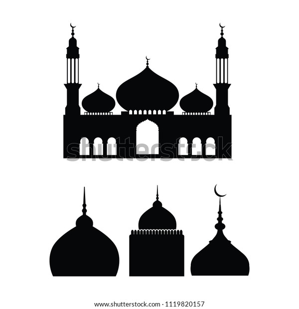 Detail Simple Mosque Silhouette Nomer 16