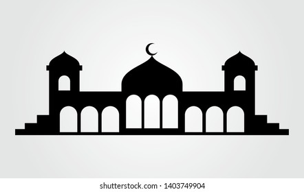 Detail Simple Mosque Silhouette Nomer 34