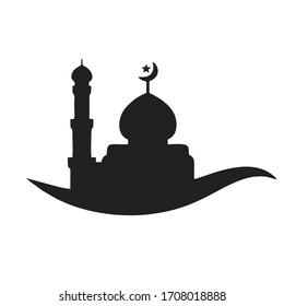Detail Simple Mosque Silhouette Nomer 37