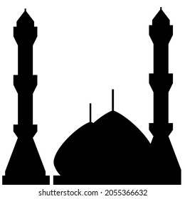 Detail Simple Mosque Silhouette Nomer 40