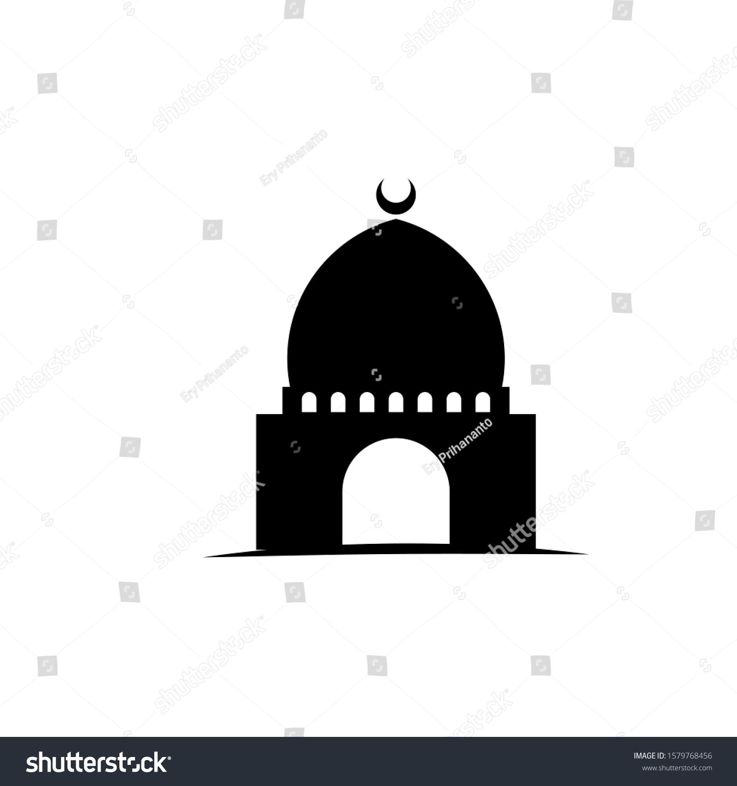 Detail Simple Mosque Silhouette Nomer 51