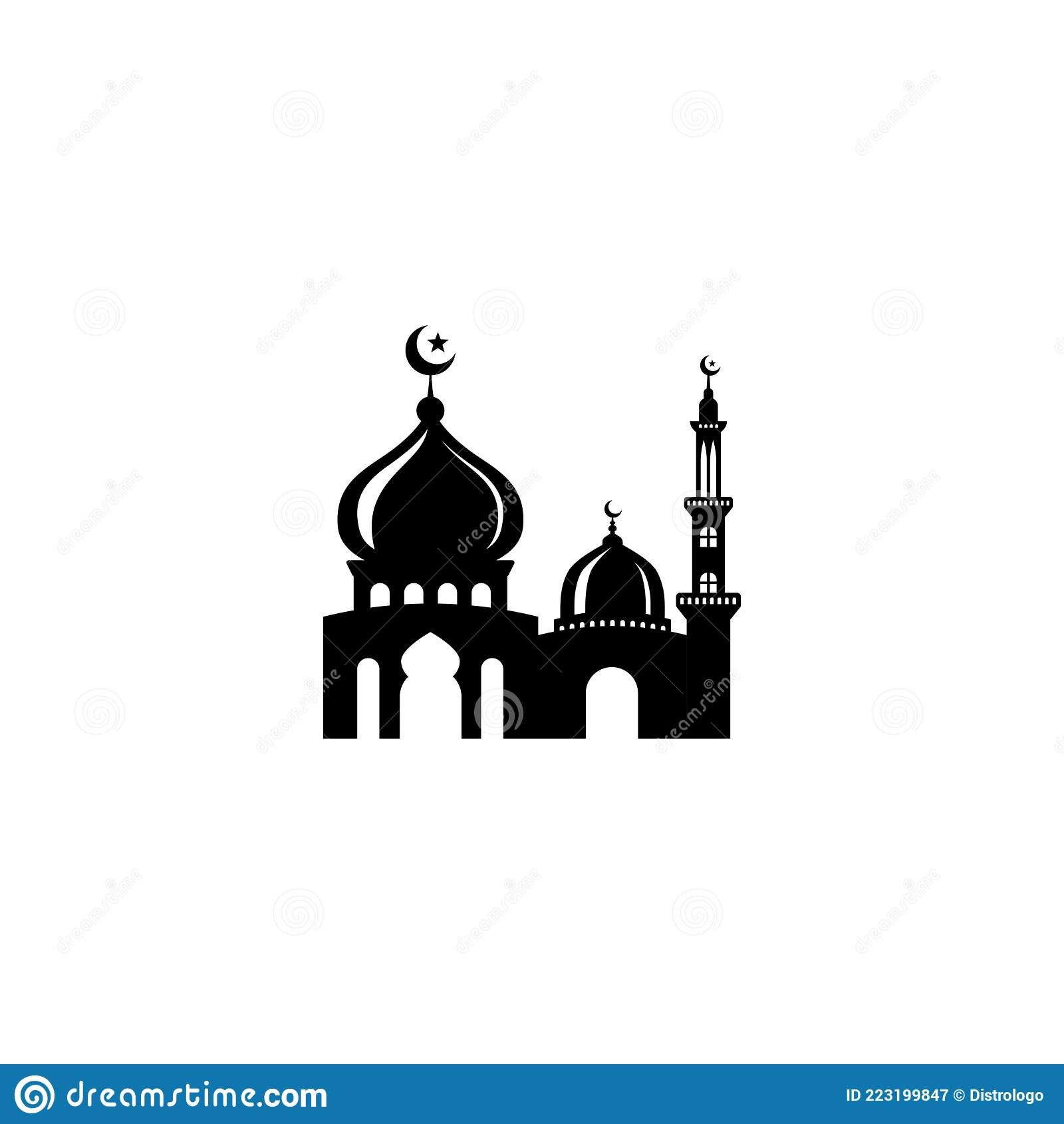 Detail Simple Mosque Silhouette Nomer 55