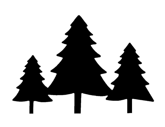 Detail Simple Pine Tree Clipart Nomer 3