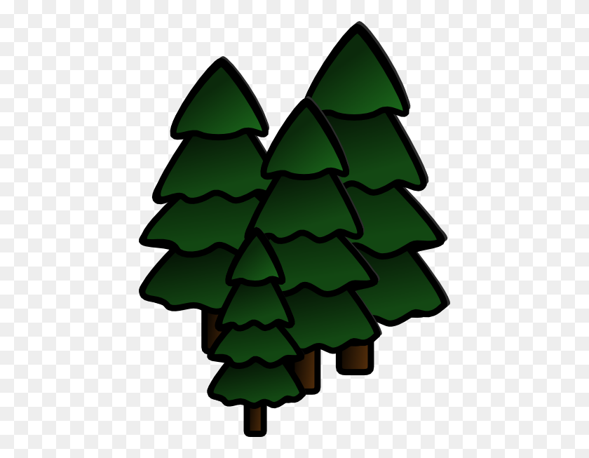 Detail Simple Pine Tree Clipart Nomer 38