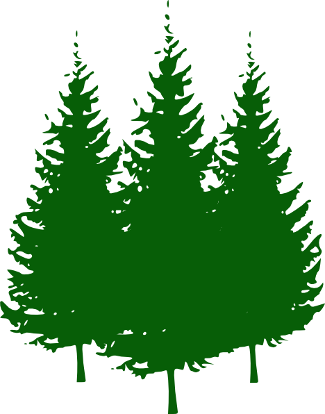 Detail Simple Pine Tree Clipart Nomer 39