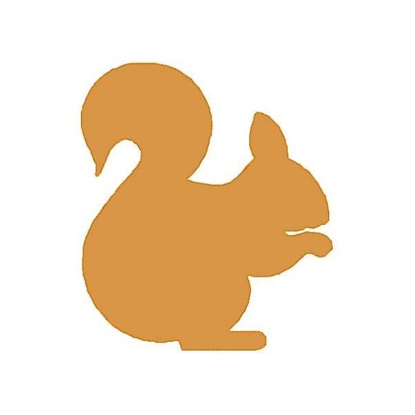 Detail Simple Squirrel Clipart Nomer 4