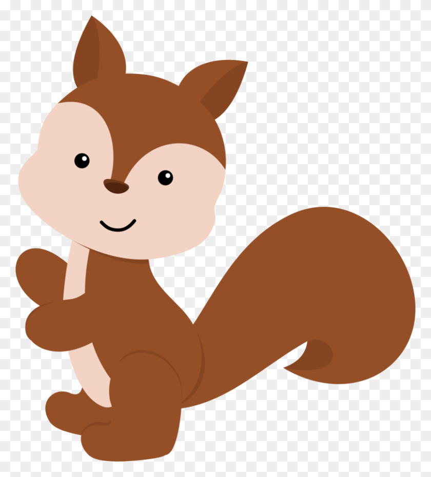Detail Simple Squirrel Clipart Nomer 55