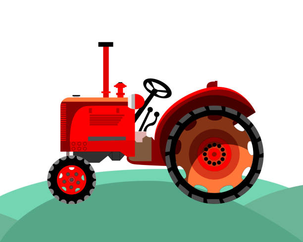 Detail Simple Tractor Clipart Nomer 32