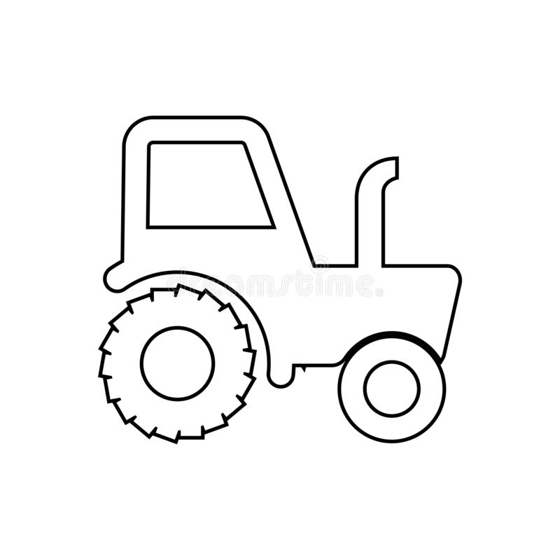 Detail Simple Tractor Clipart Nomer 39