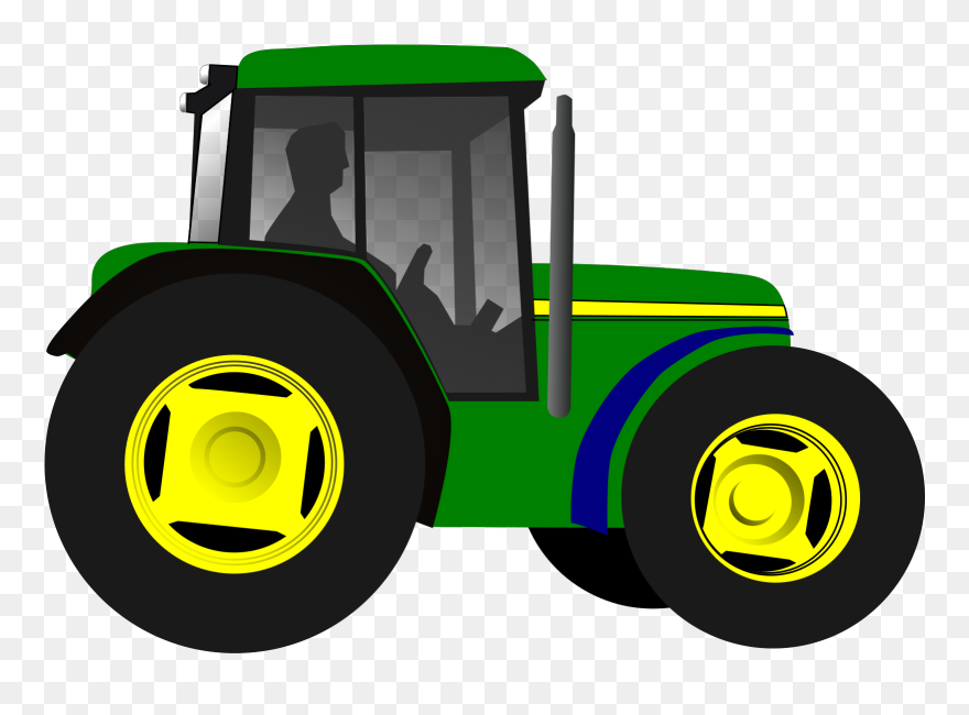 Detail Simple Tractor Clipart Nomer 6