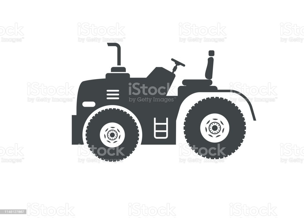 Detail Simple Tractor Clipart Nomer 45
