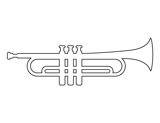 Detail Simple Trumpet Clipart Nomer 4