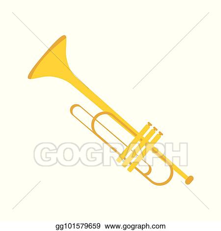 Detail Simple Trumpet Clipart Nomer 33