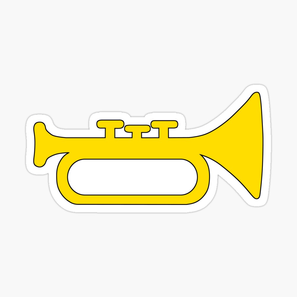 Detail Simple Trumpet Clipart Nomer 36