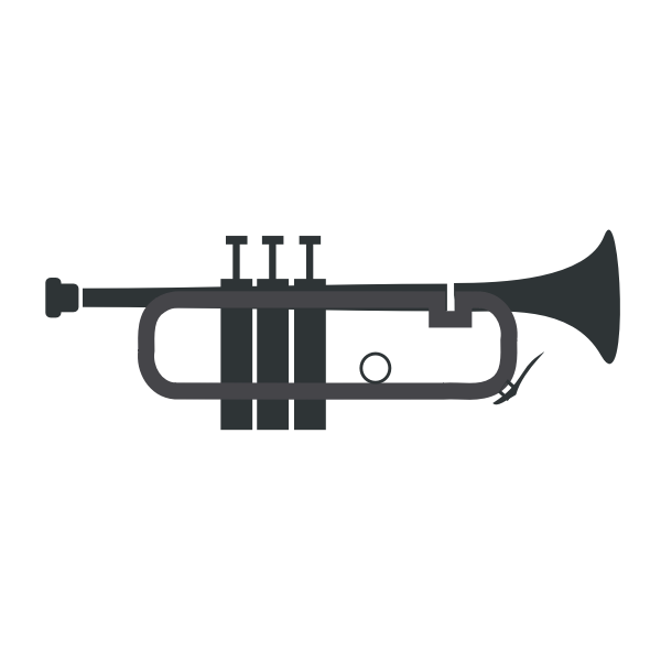 Detail Simple Trumpet Clipart Nomer 9