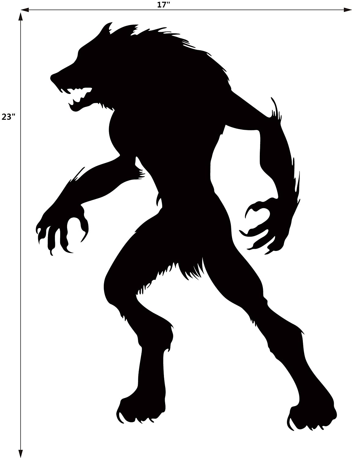 Detail Simple Werewolf Silhouette Nomer 17