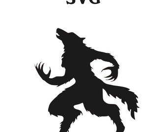 Detail Simple Werewolf Silhouette Nomer 8