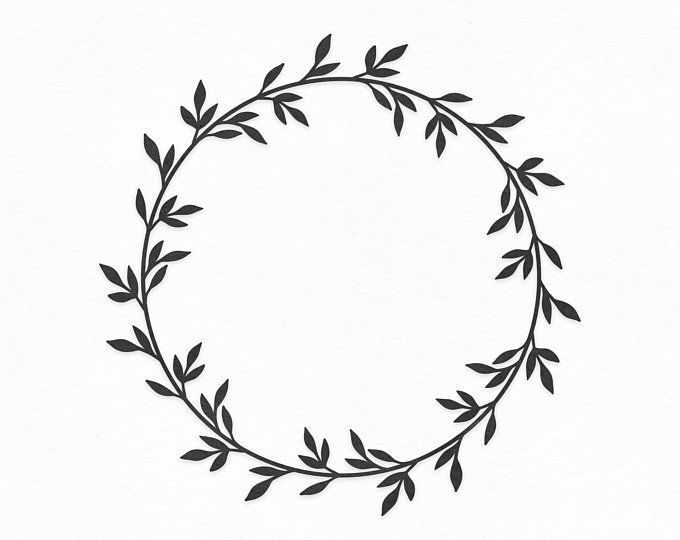 Detail Simple Wreath Clipart Nomer 12