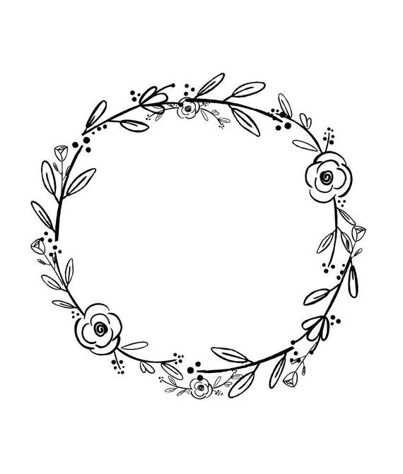 Detail Simple Wreath Clipart Nomer 32