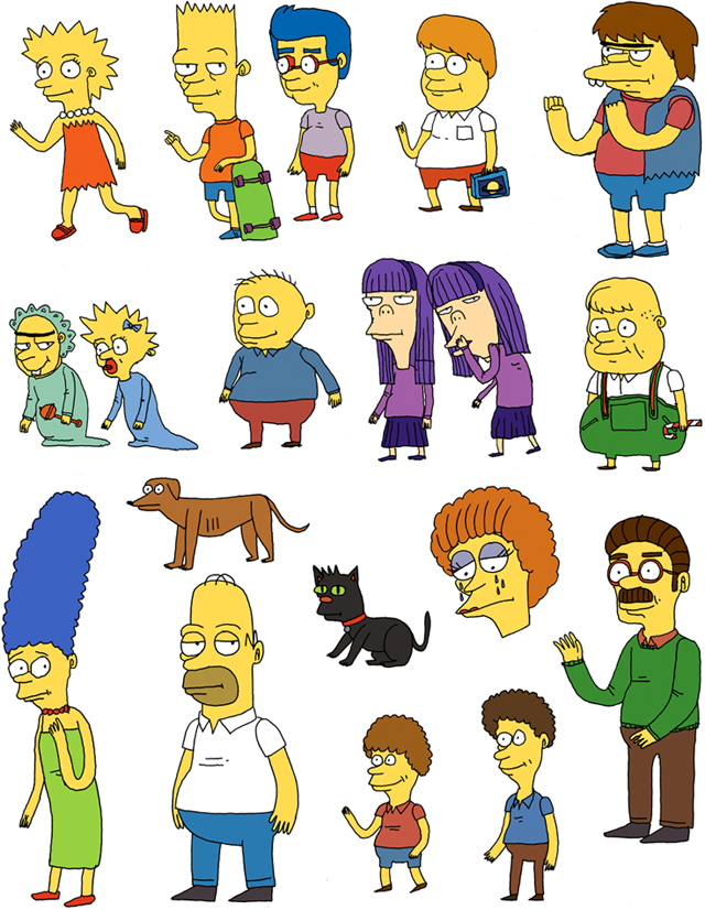 Detail Simpson Characters Pictures And Names Nomer 19