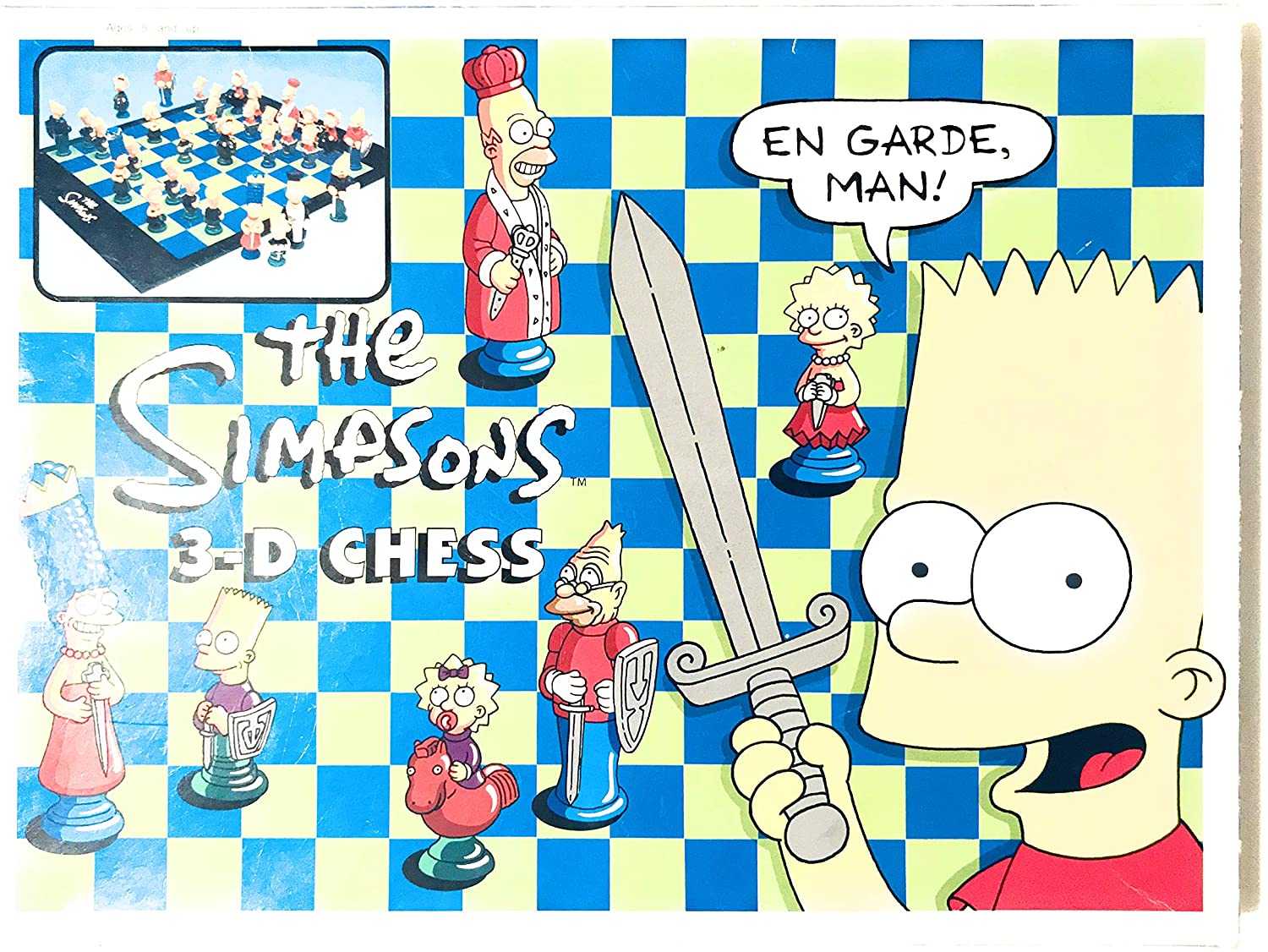 Simpsons 3d Chess Set - KibrisPDR