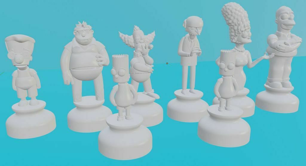 Detail Simpsons 3d Chess Set Nomer 33