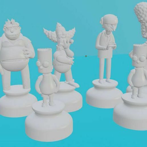 Detail Simpsons 3d Chess Set Nomer 45