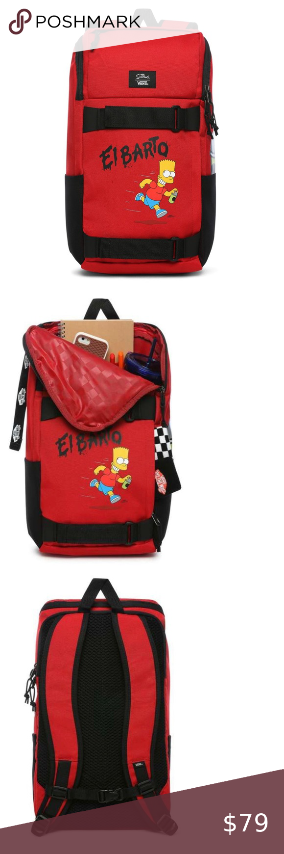 Detail Simpsons Backpack Vans Nomer 51