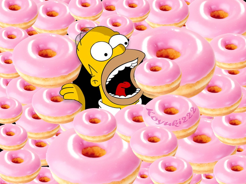 Detail Simpsons Donut Wallpaper Nomer 18