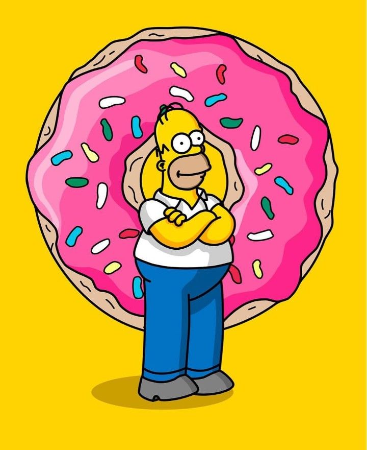 Detail Simpsons Donut Wallpaper Nomer 43
