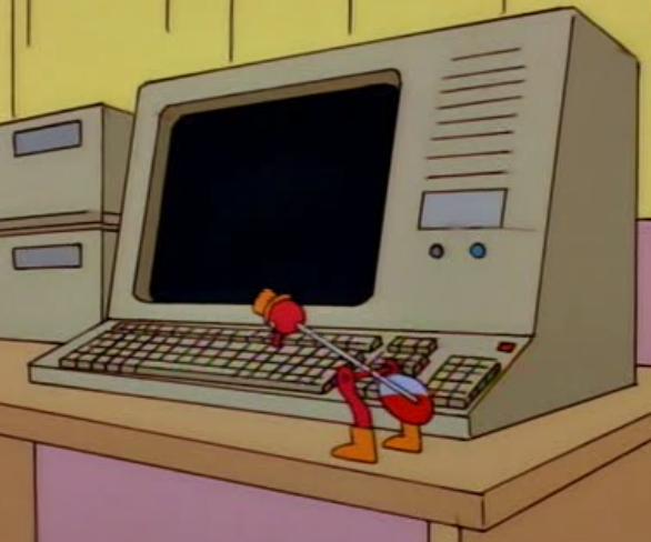 Detail Simpsons Keyboard Bird Nomer 4