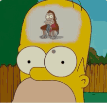 Detail Simpsons Smoking Monkey Nomer 50
