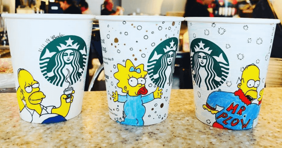 Detail Simpsons Starbucks Cup Nomer 22