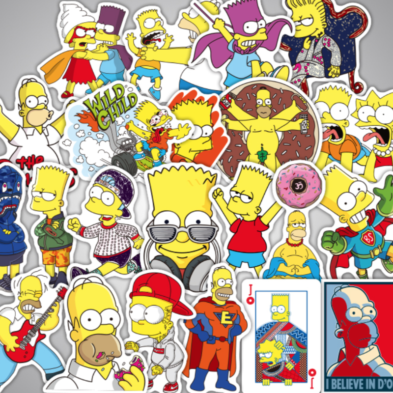 Detail Simpsons Sticker Pack Nomer 57