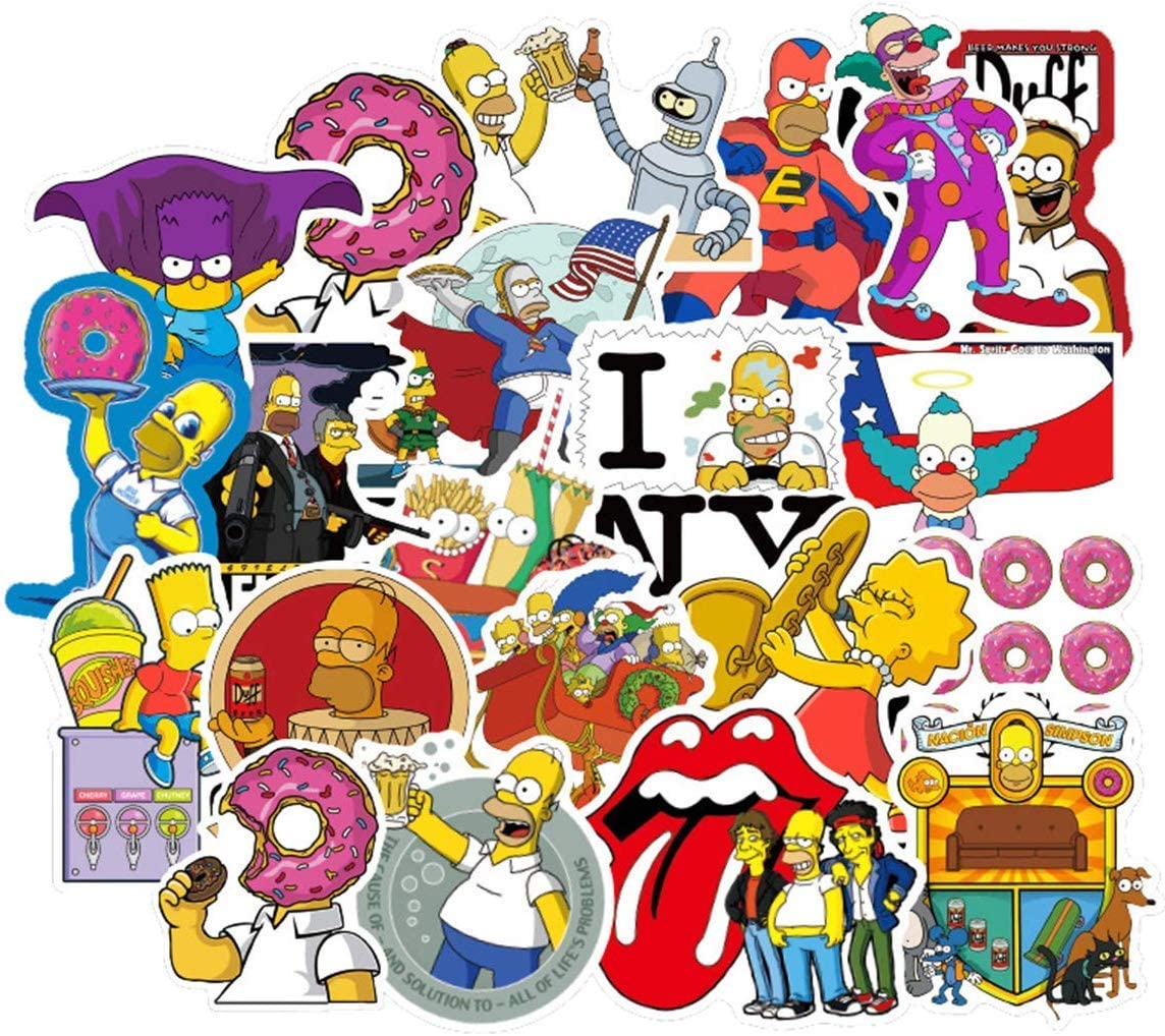 Detail Simpsons Sticker Pack Nomer 8