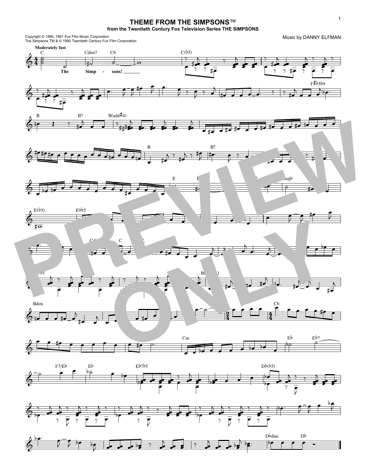 Detail Simpsons Trumpet Sheet Music Nomer 24