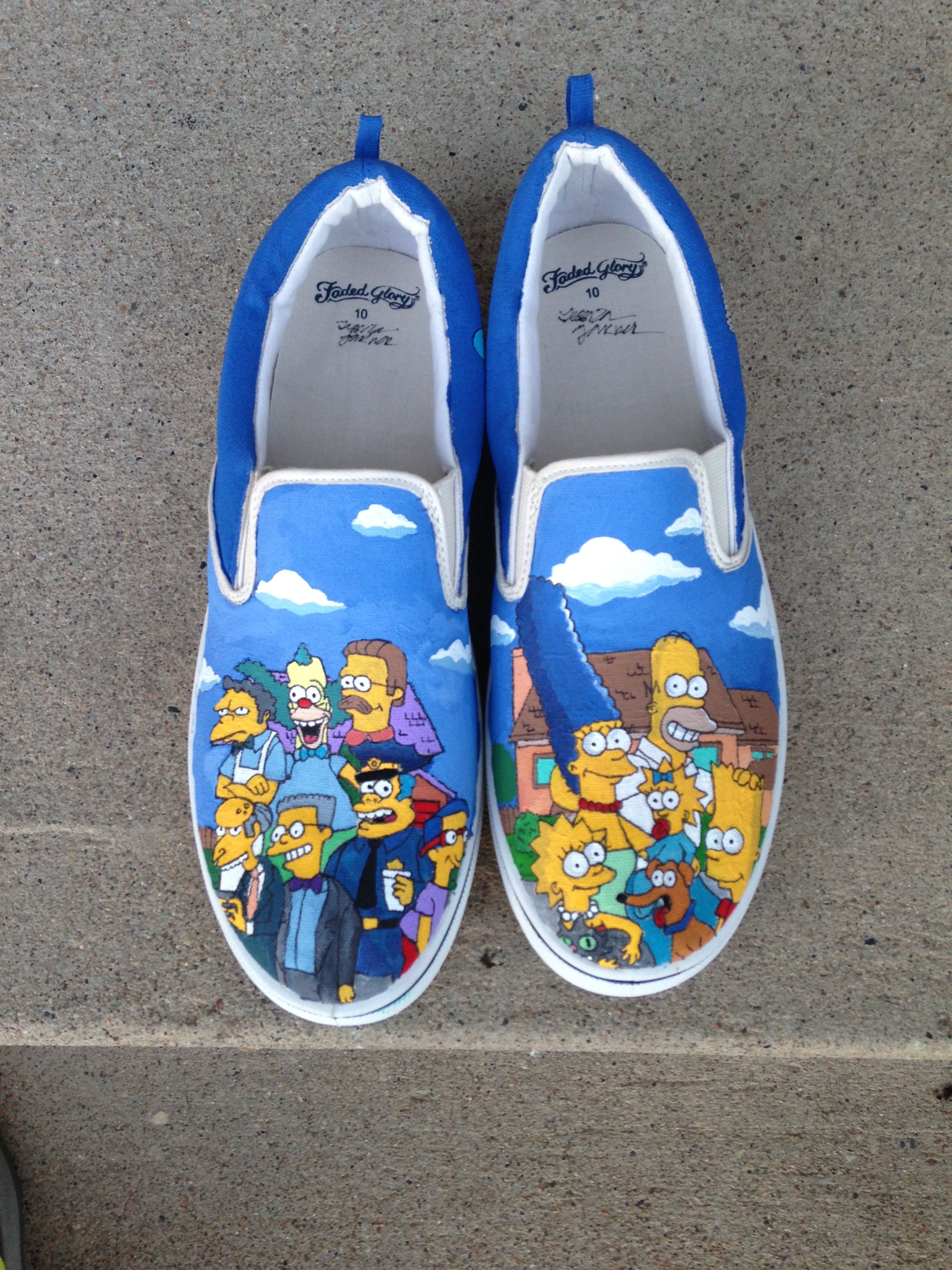 Detail Simpsons Vans Sandals Nomer 22