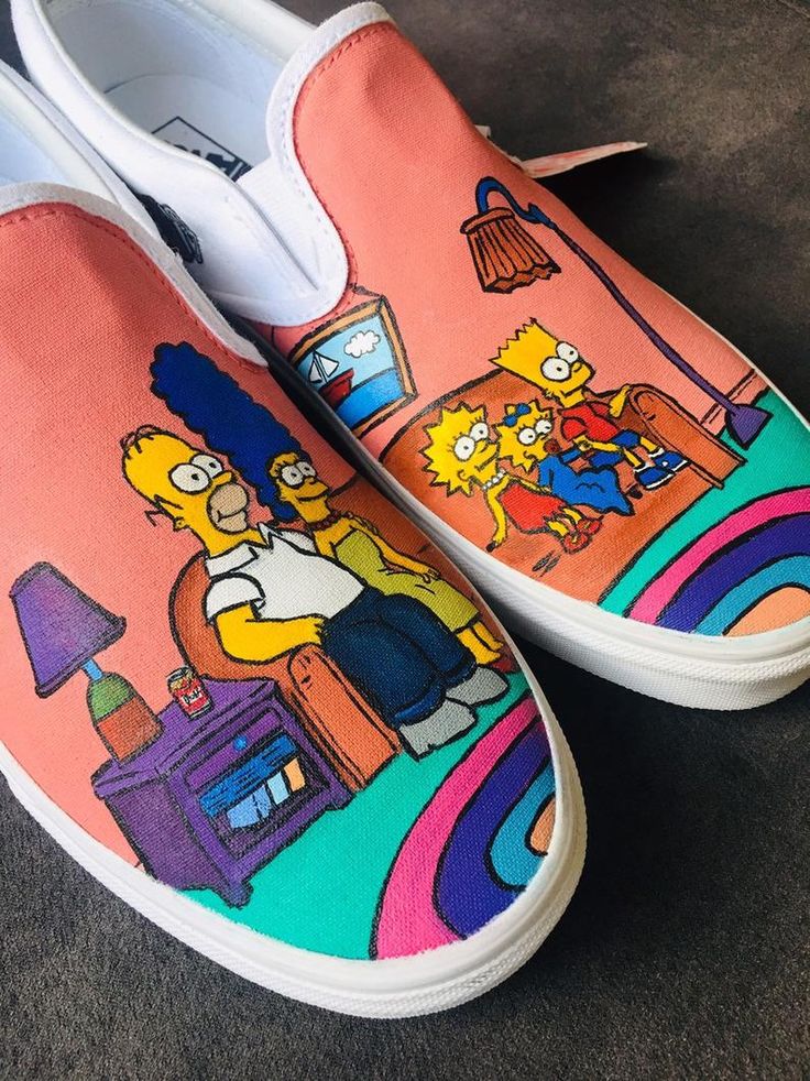 Detail Simpsons Vans Sandals Nomer 30