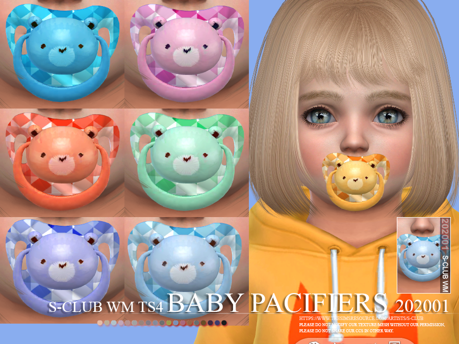 Detail Sims 4 Cc Pacifiers Nomer 3