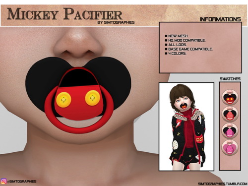 Detail Sims 4 Cc Pacifiers Nomer 38