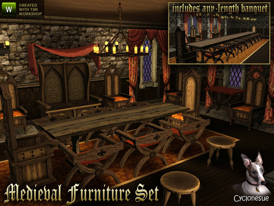 Sims 4 Medieval Furniture Cc - KibrisPDR