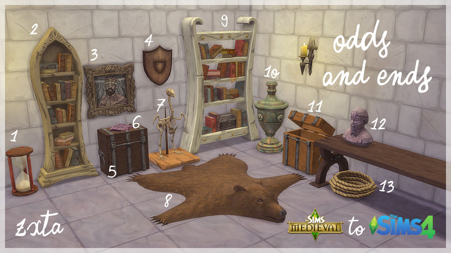 Detail Sims 4 Medieval Furniture Cc Nomer 12