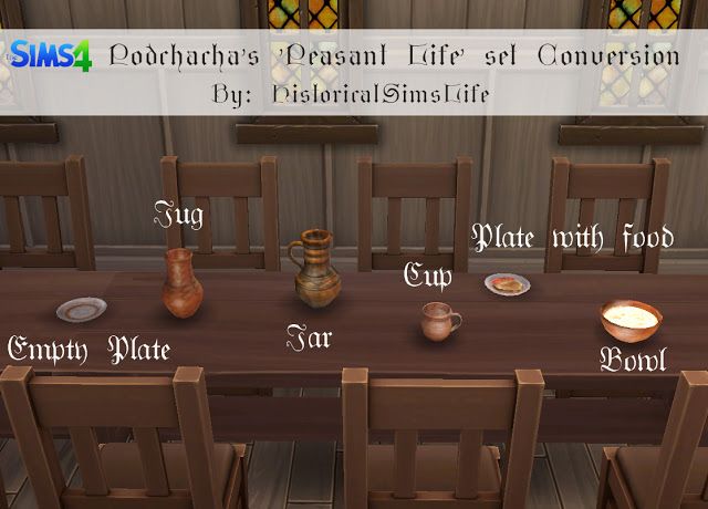 Detail Sims 4 Medieval Furniture Cc Nomer 15