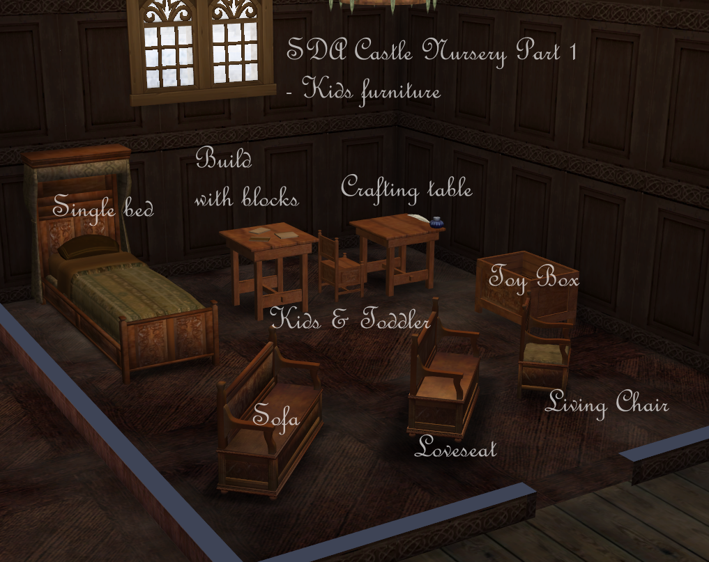 Detail Sims 4 Medieval Furniture Cc Nomer 51