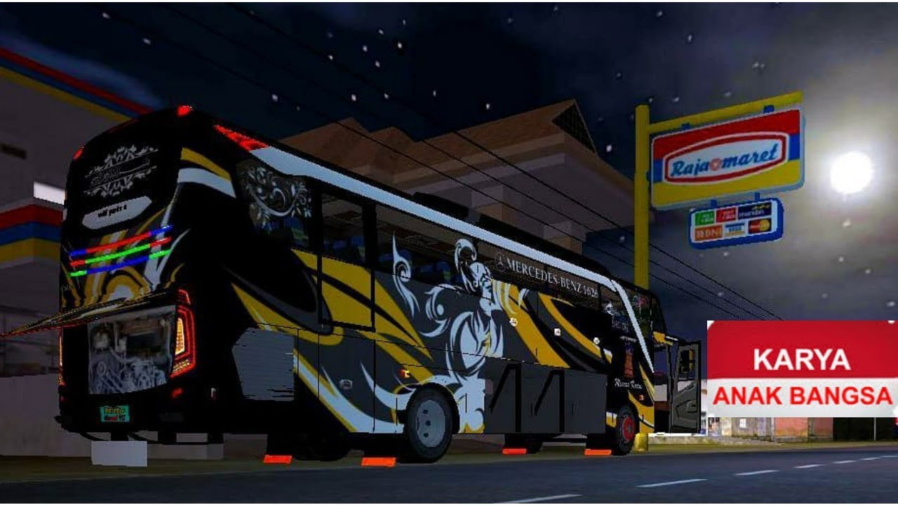 Detail Simulator Bus Malam Nomer 17