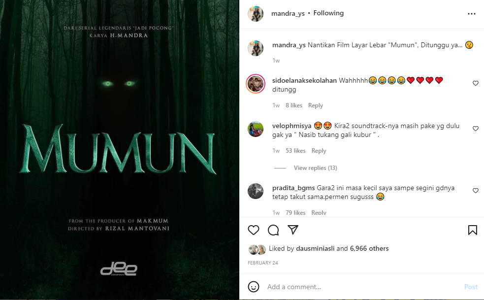 Detail Sinetron Pocong Mumun Nomer 43