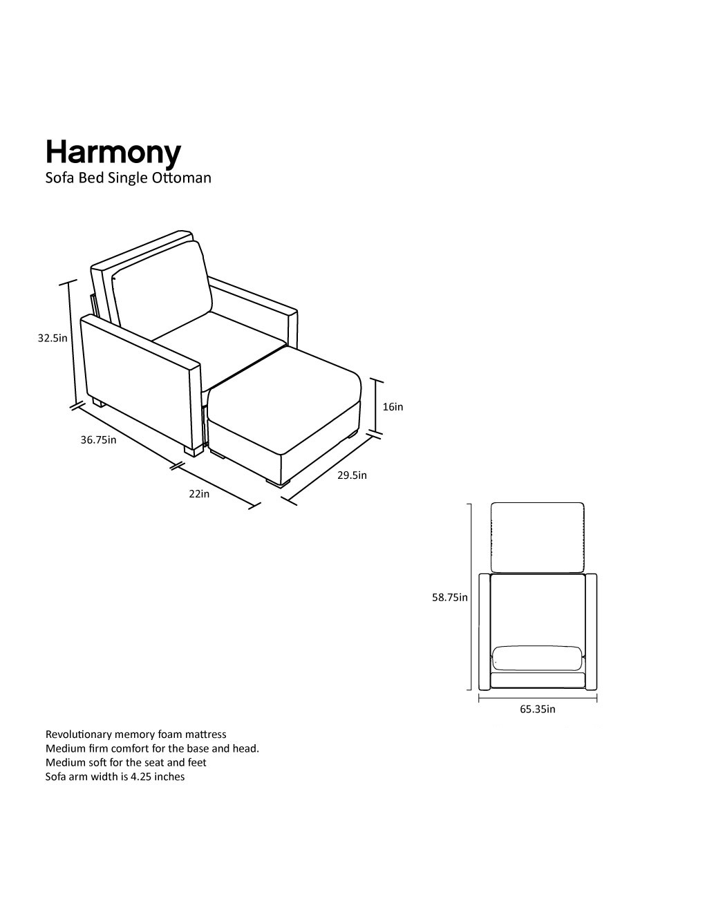 Detail Single Sofa Bed Nomer 15