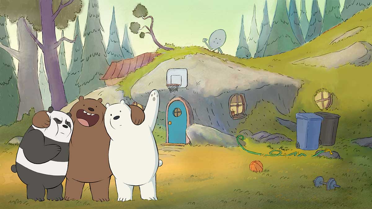 Detail We Bare Bears Background Nomer 2